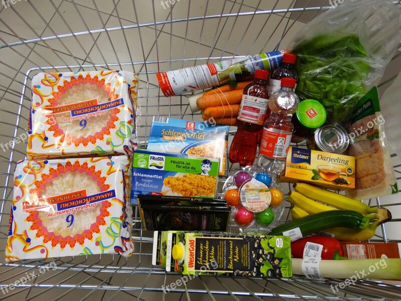 Shopping Shopping Cart Food Free Photos