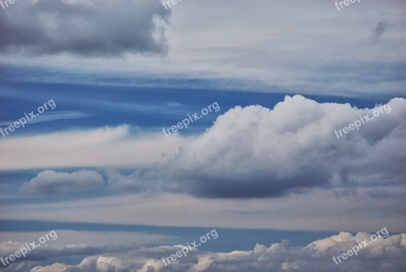 Clouds Sky Cloud Cover Blue Sky Free Photos