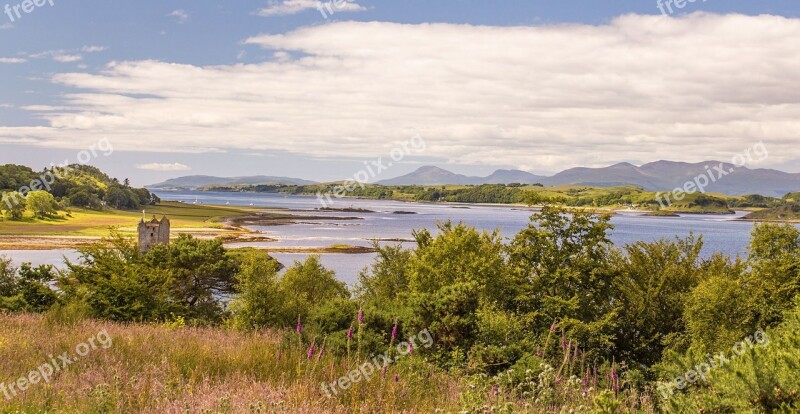 Scotland Stalker Castle Lake England