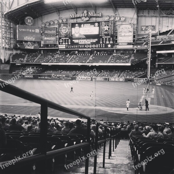 Baseball Stadium Minute Maid Home Sport