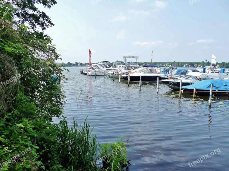 Marina Motor Boats Berths Pier Jetty