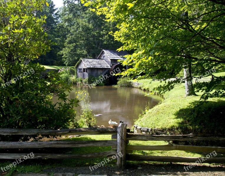 Mabry Mills Old Mill Parkway Mabry Virginia