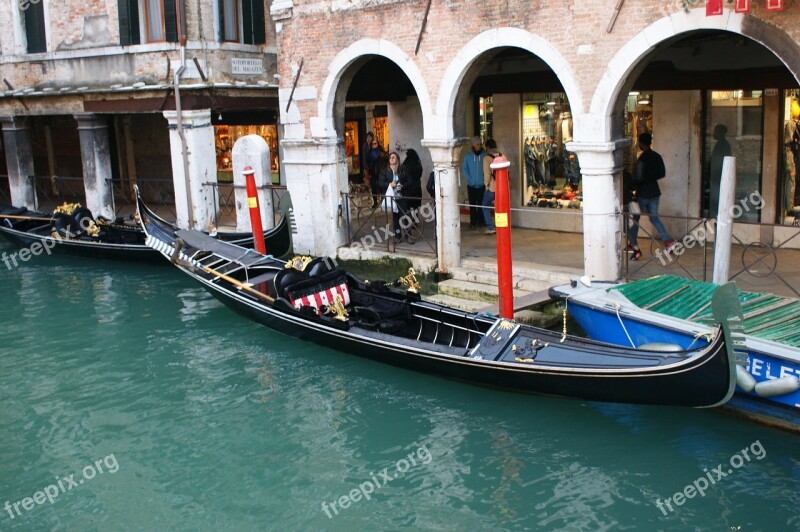 Gondola Venice Italy Free Photos