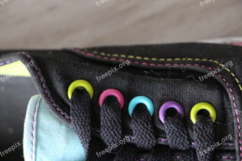 Shoes Colorful Shoelace Free Photos