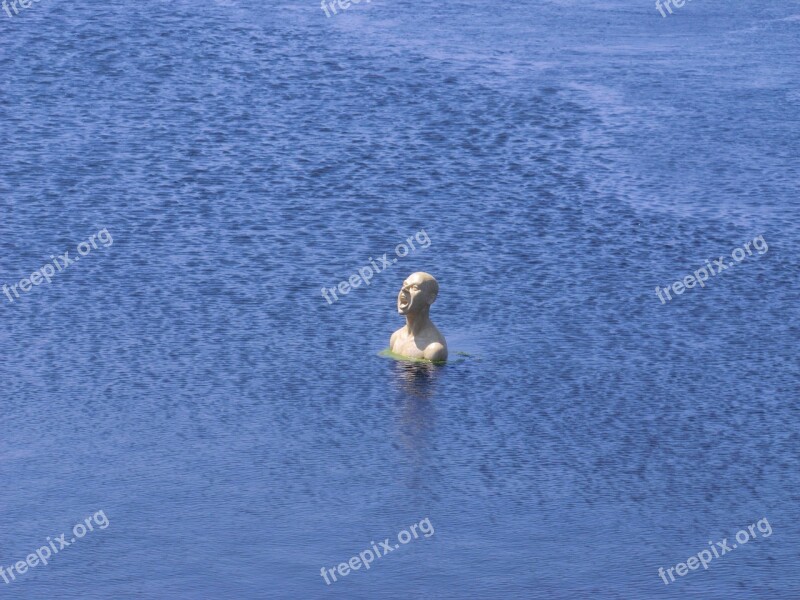 Man In The Water Free Photos