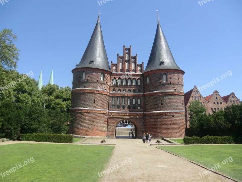 City Gate Lübeck Landmark Free Photos