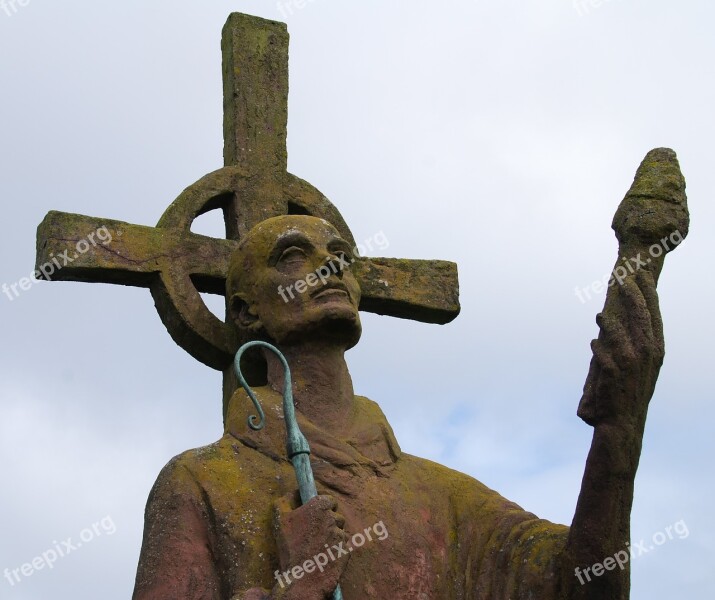 Saint Statue Holy Old Christianity