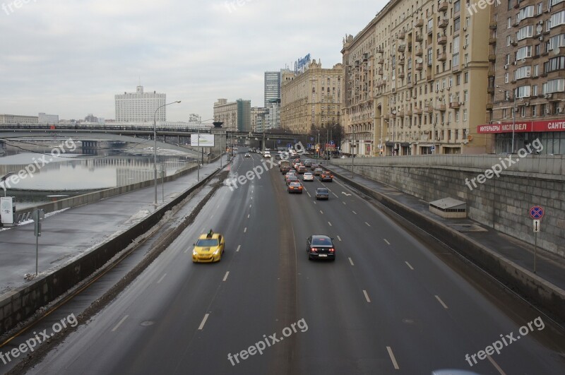 Moscow Road Highway Transport Russia