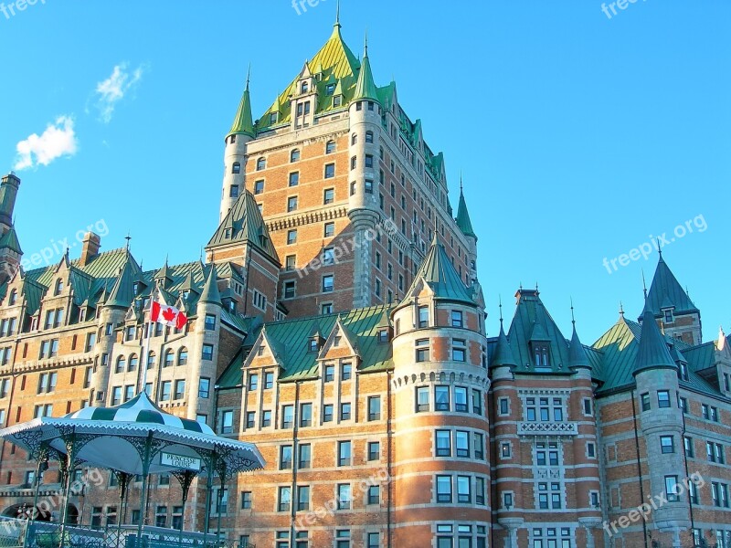 Québec Castle Frontenac River Old Quebec