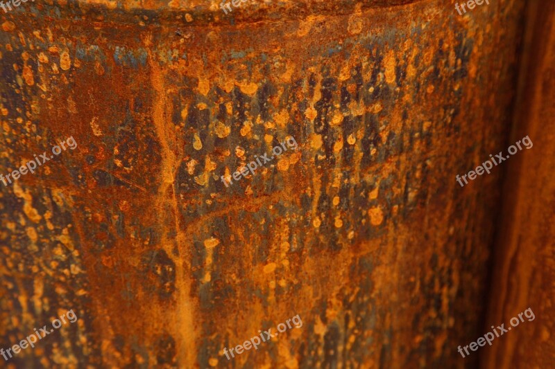 Rust Texture Oxide Tank Metal