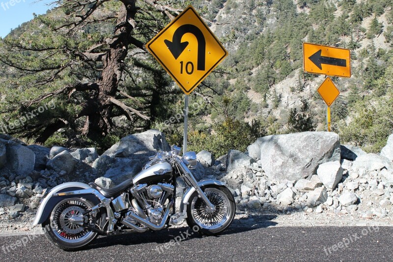 Bend Central Oregon Motorcycle Chopper Harley