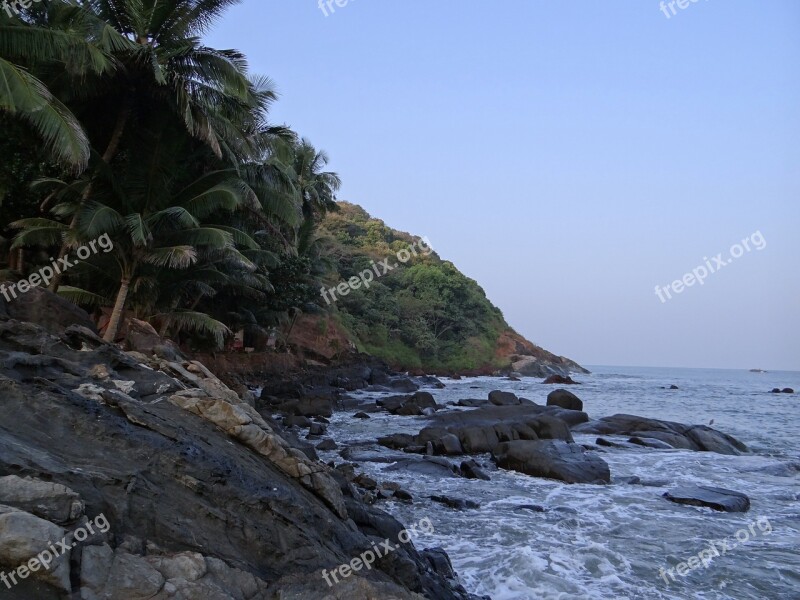 Shore Sea Arabian Ocean Seascape