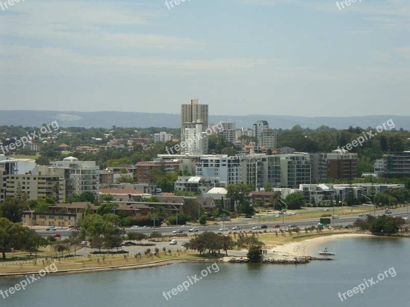 Perth Scenic Cityscape Australian Western