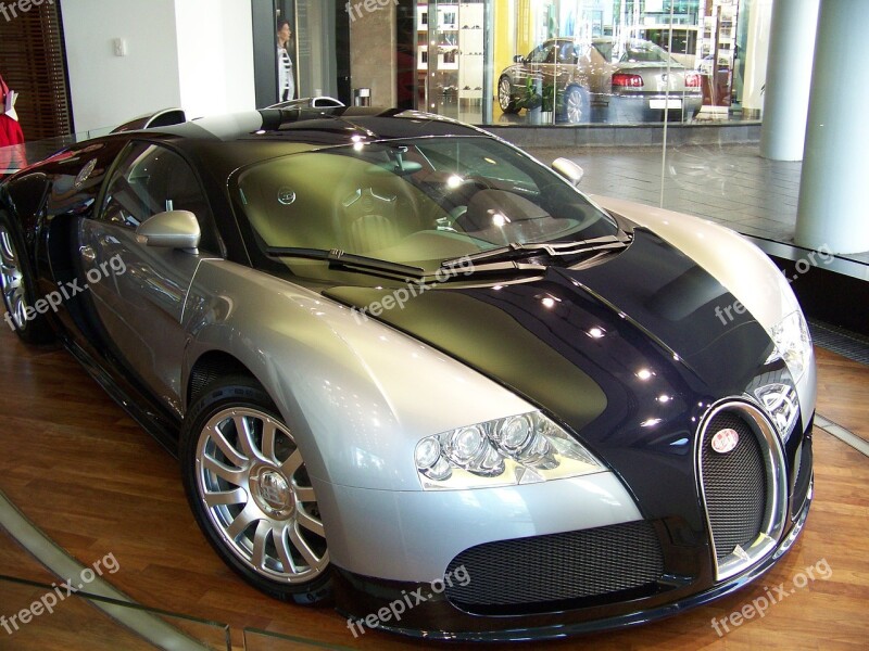 Bugatti Car Fast Car Veyron Supercar