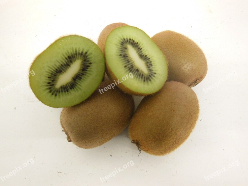 Kiwi Fruit Green Vitamins Eat