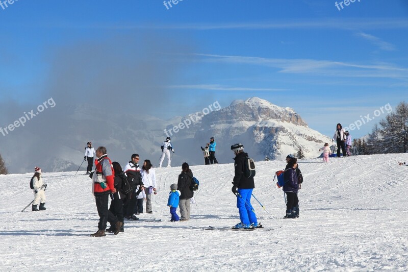 Snow Mountain Winter Cold White