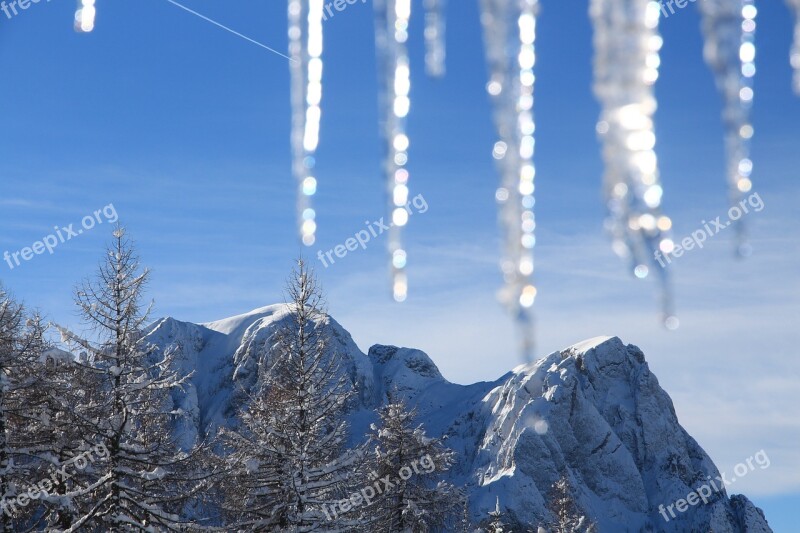 Snow Mountain Winter Cold Light