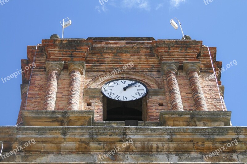 Clock Tower City Architecture Urban