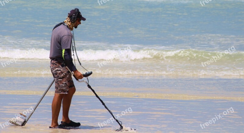 Valuables Metal Detector Coin Search Beach Sea