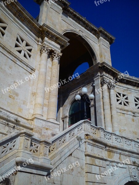 Cagliari Arc Building Free Photos