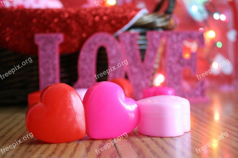 Valentine Valentines Day Red Pink Hearts