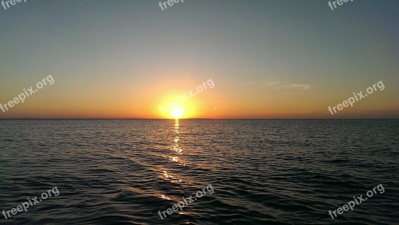 Sunset Zanzibar Africa Free Photos