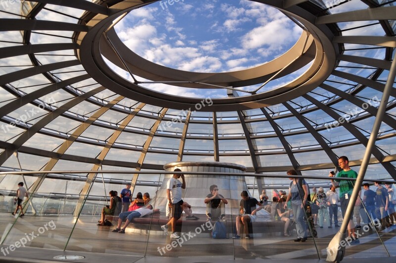 Berlin The Reichstag The Dome Glass Free Photos