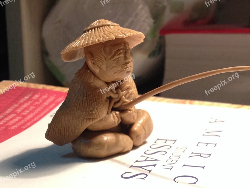 Clay Sculpture Fisher Clay Figurine Free Photos