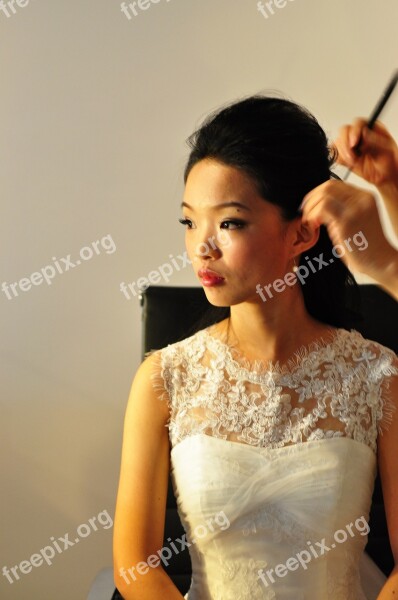 Brait Makeup Hair Wedding Model