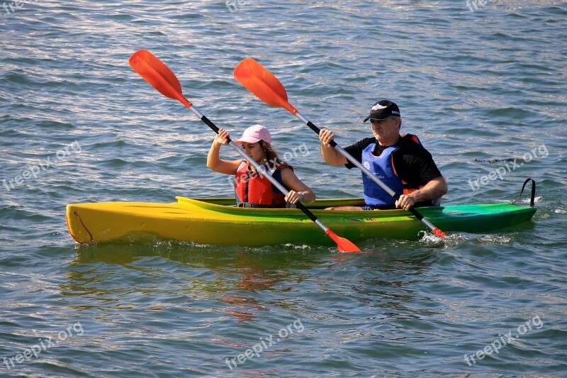 Canoeing Kayak Water Boat Summer