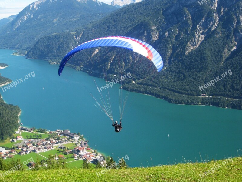 Paragliding Paraglider Flying Summer Freedom