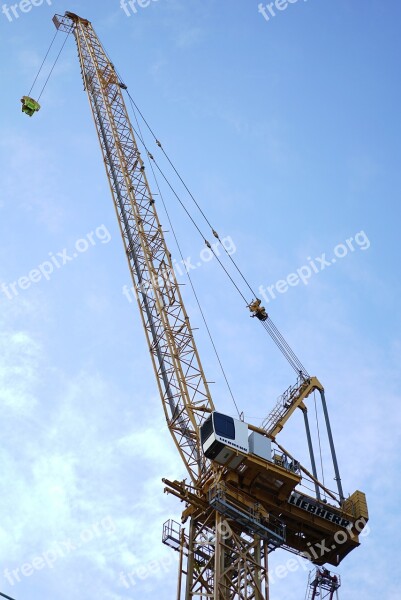 Crane Sky Construction Trades Construction Equipment Free Photos