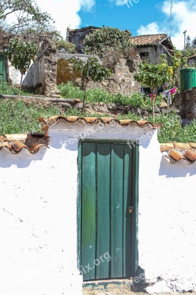 Door House Architecture Old Facade