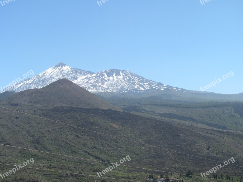 Tenerife Teide Mountains Canary Islands Nature