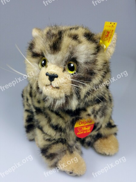 Cat Teddy Bear Stuffed Animal Steiff Original