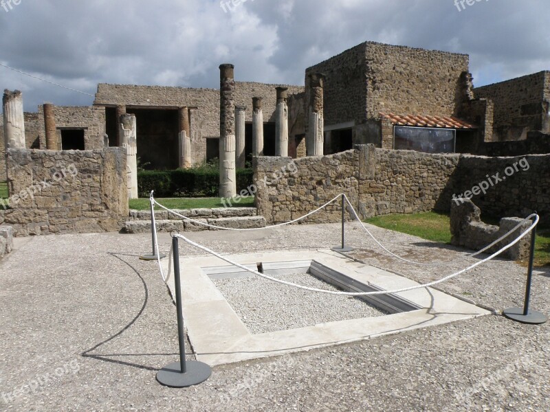 Pompeii Italy History Columns Free Photos