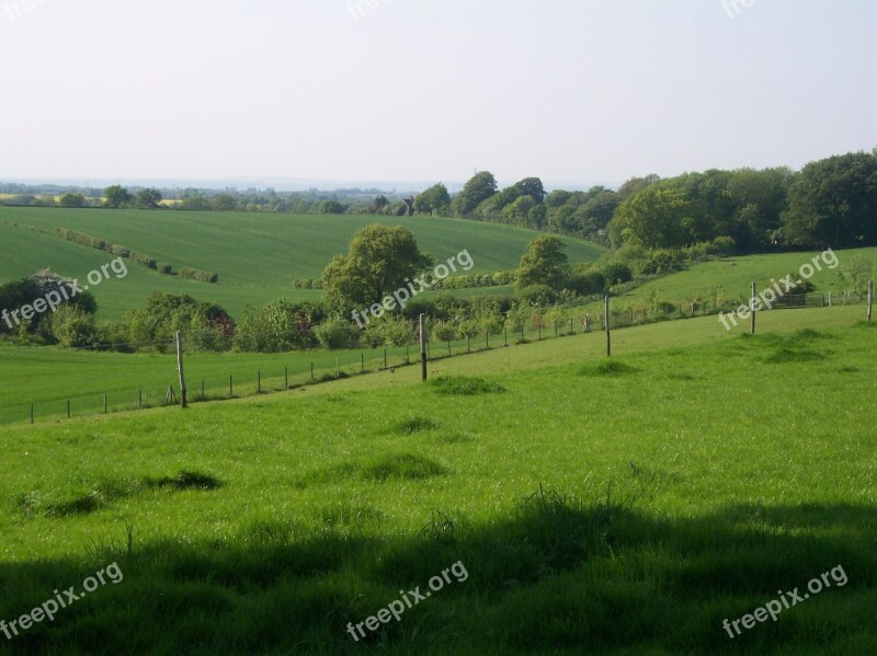 Countryside North Downs Kent Sittingbourne Country