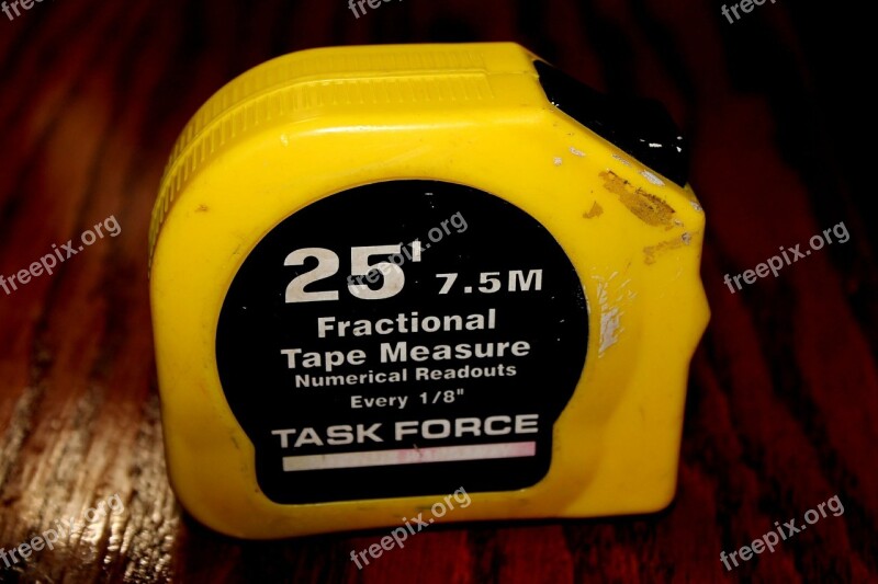 Measuring Tape Task Force Carpentery Free Photos