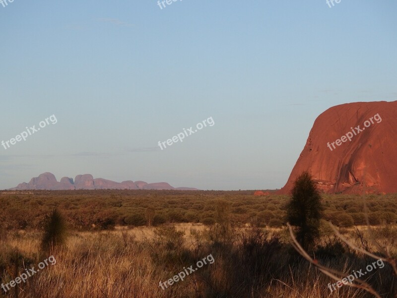 Uluru Ayers Rock Kata Tjuta Australia Free Photos