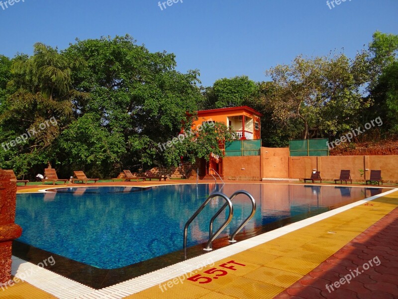 Pool Swimming Pool Water Blue Vacation