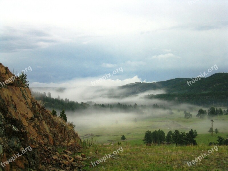 Nature Fog Mystery Mountains Free Photos