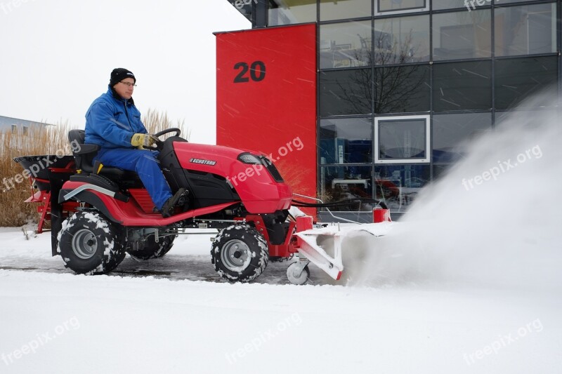 Clear Snow Tractor Snow Winter Tractors