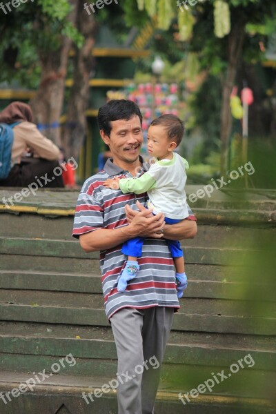 Gender Father Son Outdoor Love