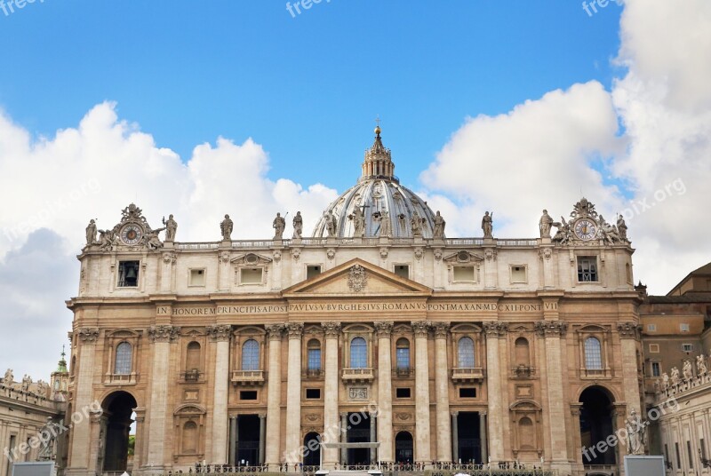 Rome The Vatican Church Free Photos