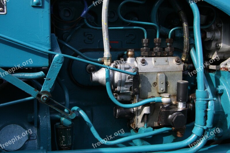 Motor Blue Tractor Motors Old