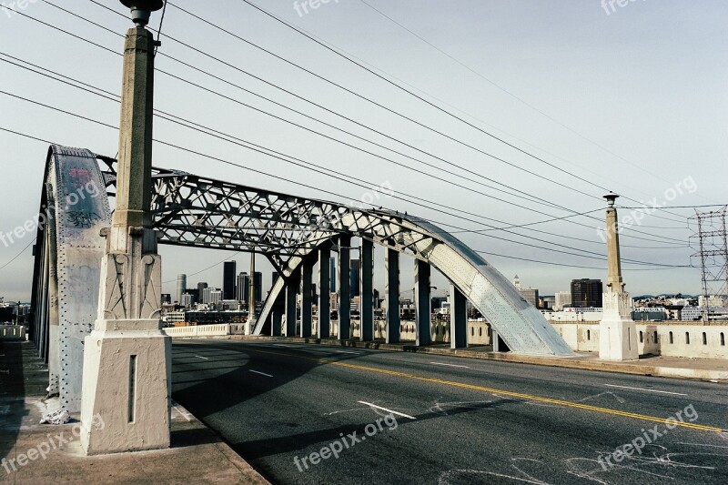 Bridge Iron Metal City Architecture