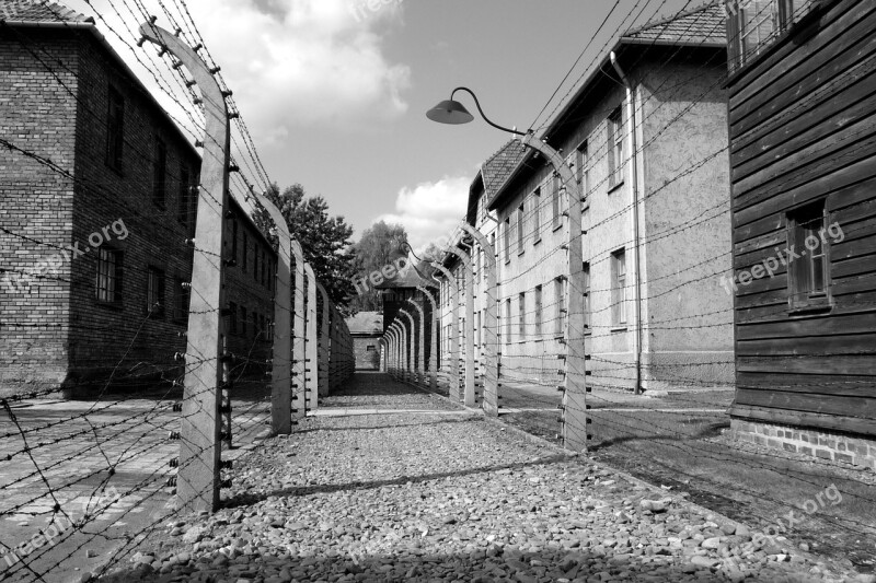 Poland Concentration Camp Auschwitz Barak Free Photos