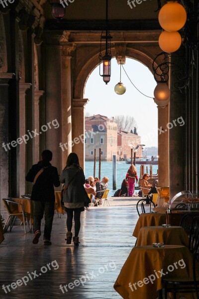 Venice Lagoon St Mark's Square Passage Outlook