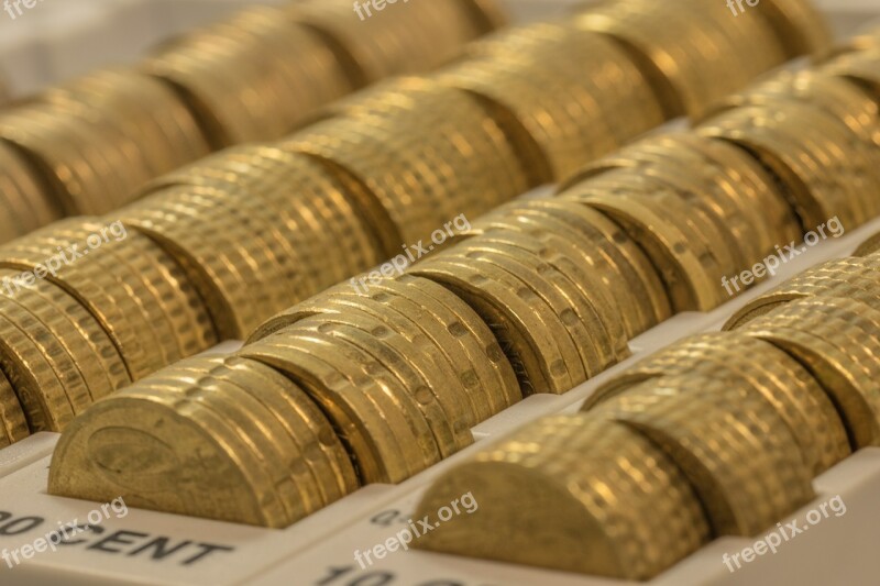 Money Coins Euro Currency Specie