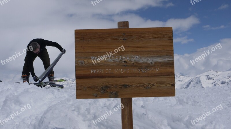 Backcountry Skiiing Alpine Outdoor Nature Free Photos